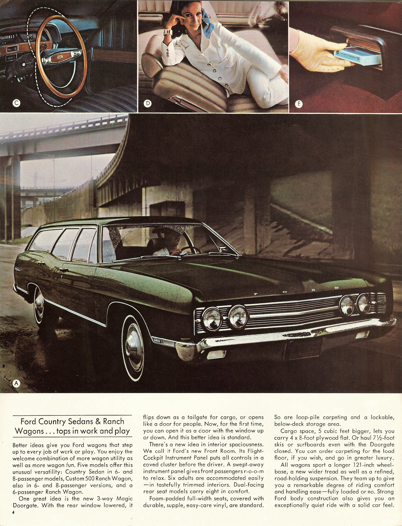 1969 Ford Wagons Brochure Page 5